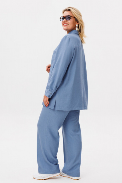 Брюки, рубашка OVERYOU М196/2 голубой - фото 6