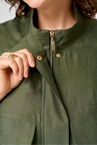 Жакет DaLi 5813 хаки - фото 3