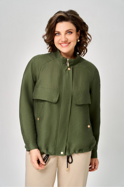 Жакет DaLi 5813 хаки - фото 1
