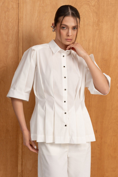 Рубашка Luna М-283 молоко - фото 1