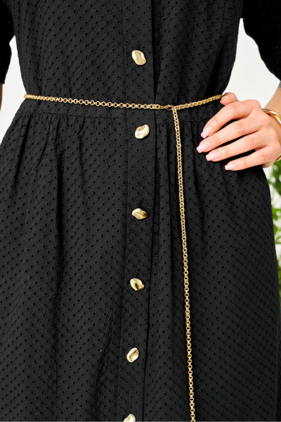 Платье AVA fashion М-189 черный - фото 8