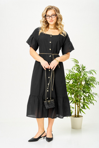 Платье AVA fashion М-189 черный - фото 1