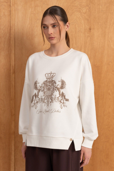 Свитшот Luna М-289 молоко - фото 4