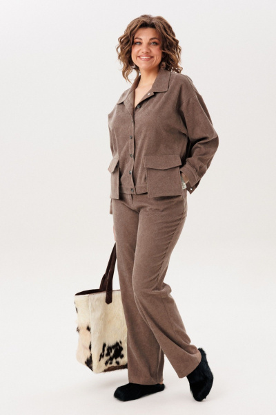 Жакет Anelli 1528.2 жаренный-миндаль - фото 10