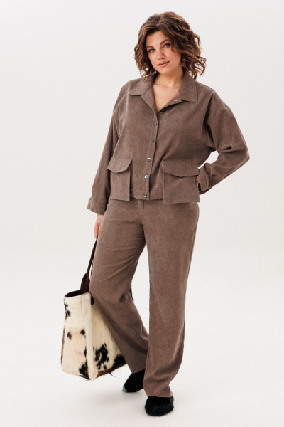 Жакет Anelli 1528.2 жаренный-миндаль - фото 3