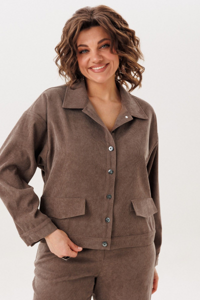 Жакет Anelli 1528.2 жаренный-миндаль - фото 2