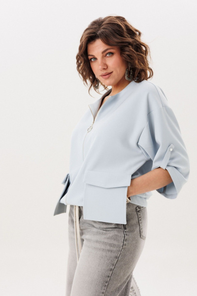 Жакет Anelli 1788 небесное-сияние - фото 8