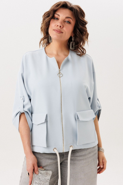 Жакет Anelli 1788 небесное-сияние - фото 3