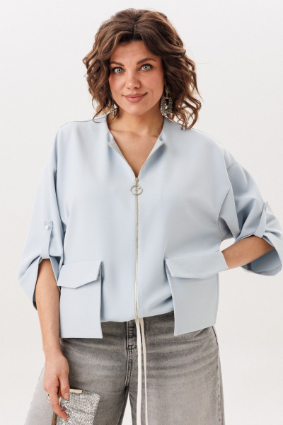 Жакет Anelli 1788 небесное-сияние - фото 1