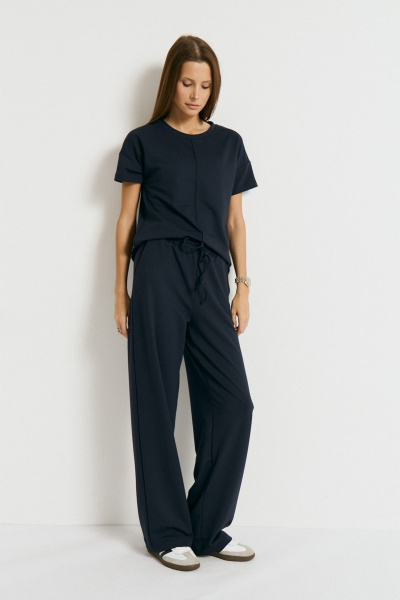 Джемпер Luitui R5080 темно-синий - фото 2