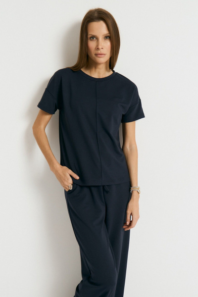 Джемпер Luitui R5080 темно-синий - фото 1