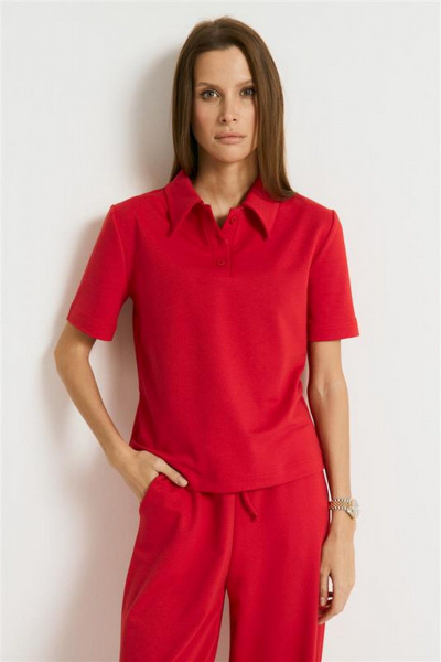 Джемпер Luitui R5083 красный - фото 1