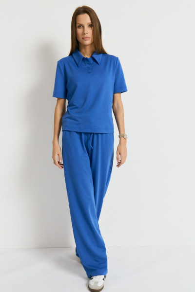 Джемпер Luitui R5083 ярко-синий - фото 2