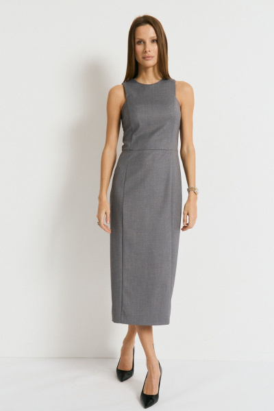 Платье Luitui R1077 серый - фото 1