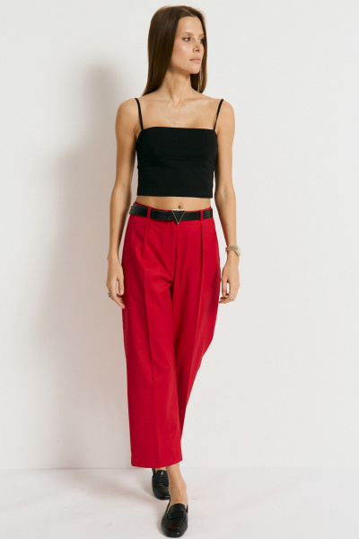 Брюки Luitui R2086 красный - фото 8