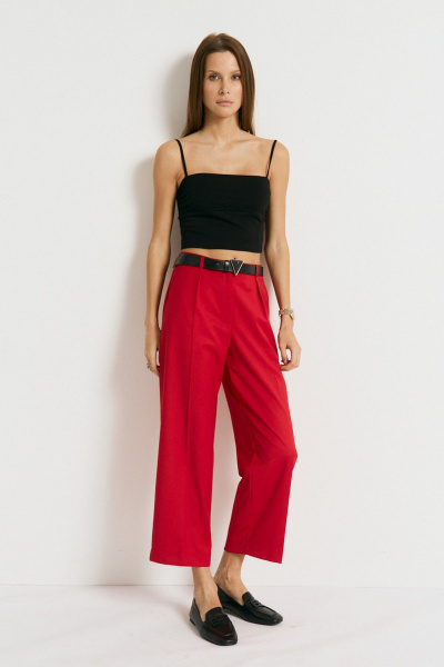 Брюки Luitui R2086 красный - фото 7