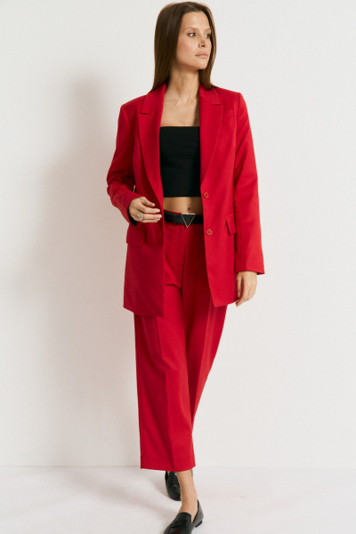 Брюки Luitui R2086 красный - фото 6