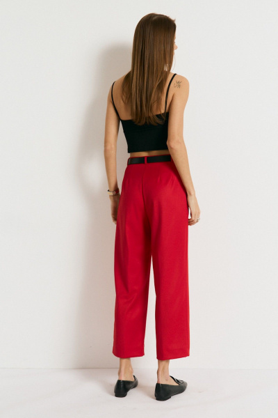 Брюки Luitui R2086 красный - фото 3
