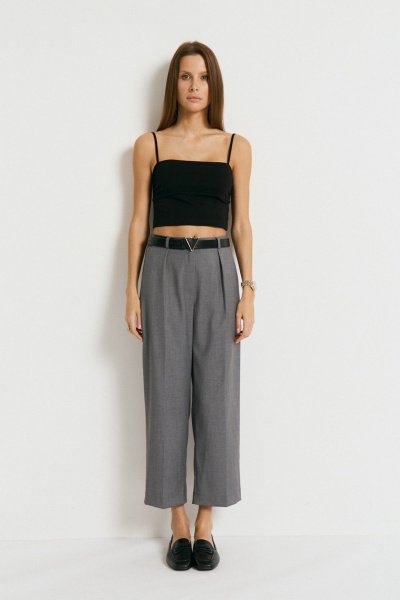 Брюки Luitui R2086 серый - фото 1