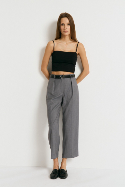 Брюки Luitui R2086 серый - фото 2