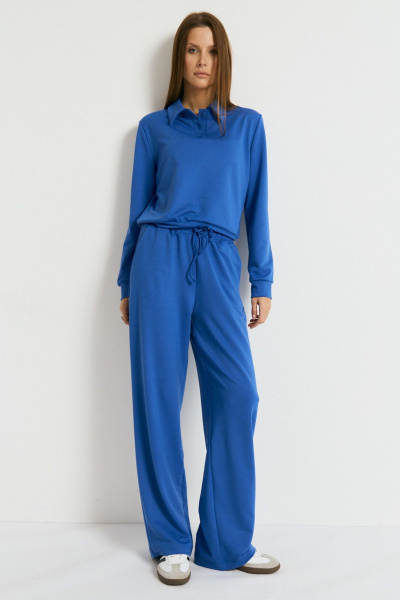 Брюки Luitui R2087 ярко-синий - фото 7