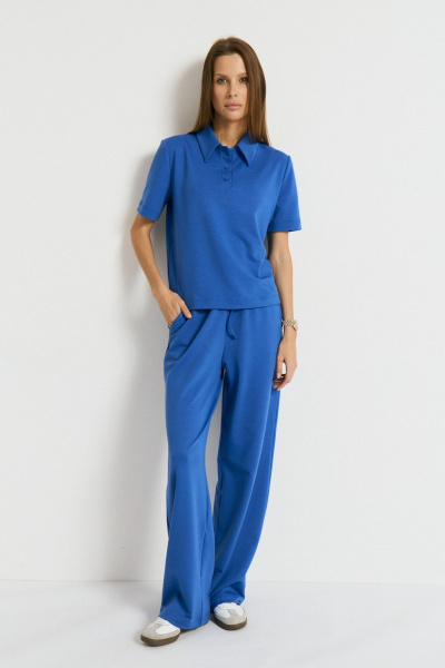 Брюки Luitui R2087 ярко-синий - фото 6