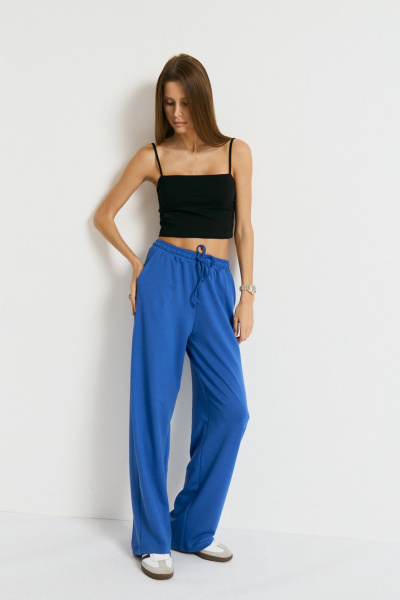 Брюки Luitui R2087 ярко-синий - фото 4