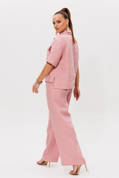 Брюки, рубашка Galean Style 982.1 розовый - фото 7
