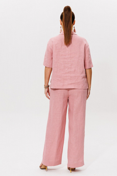 Брюки, рубашка Galean Style 982.1 розовый - фото 9
