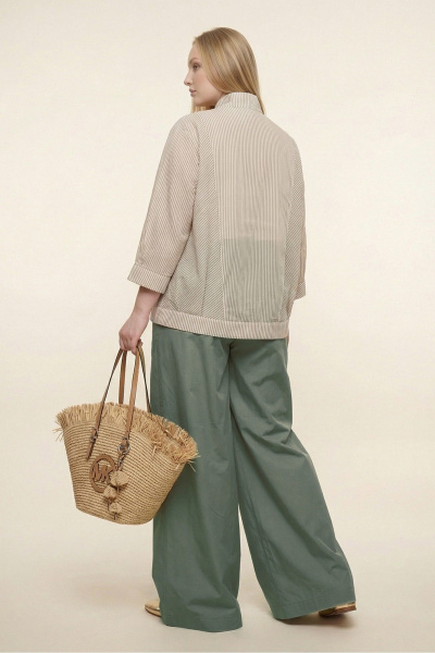 Блуза, брюки, брошь, топ Deesses 3163 - фото 8