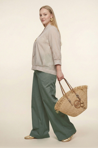 Блуза, брюки, брошь, топ Deesses 3163 - фото 7