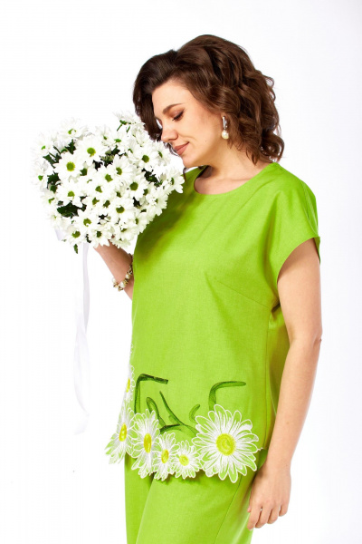 Блуза, брюки Grace for you 285 салатовый - фото 6