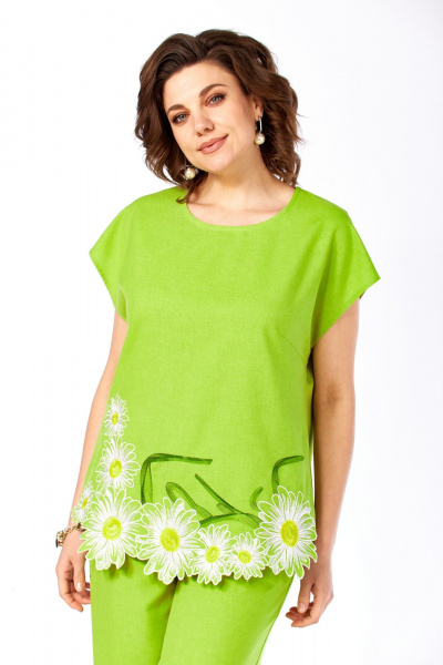 Блуза, брюки Grace for you 285 салатовый - фото 4