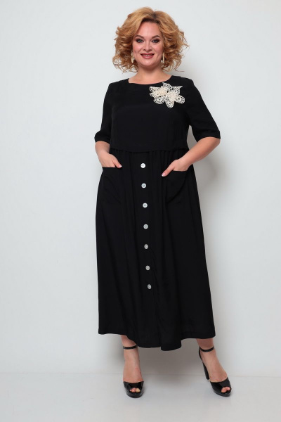 Платье Michel chic 2062 черный - фото 2