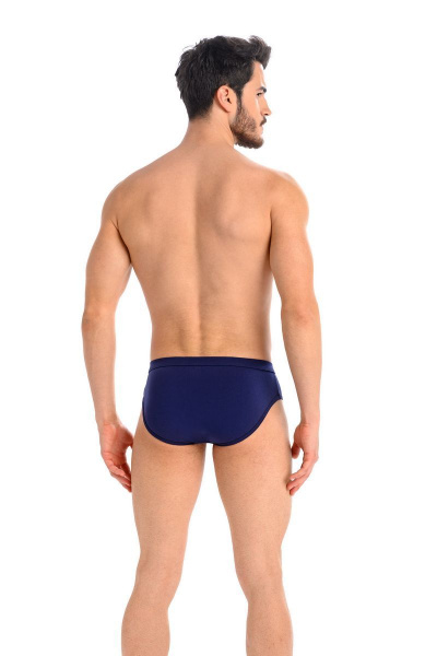 Мужские слипы из трикотажа с гульфиком Teyli 802 синий - фото 2