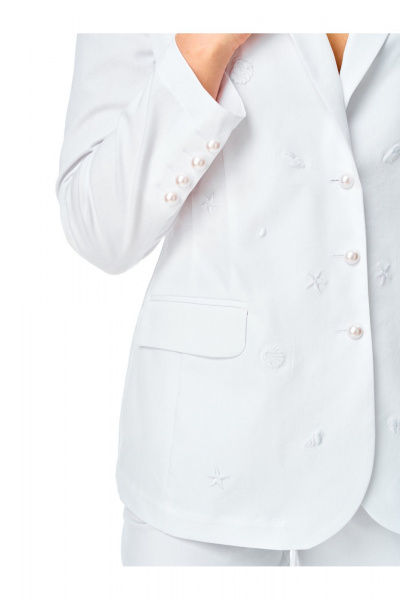 Жакет Condra 15115 белый - фото 5