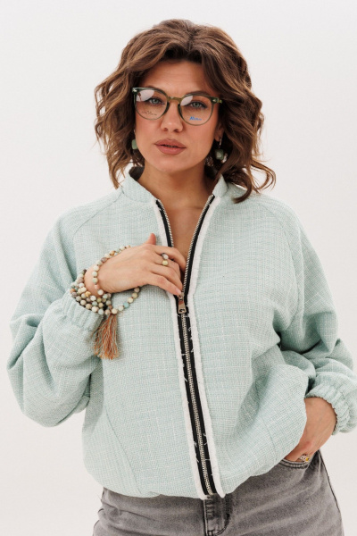 Блуза Anelli 1778.1 светло-зеленый - фото 10