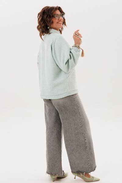 Блуза Anelli 1778.1 светло-зеленый - фото 5