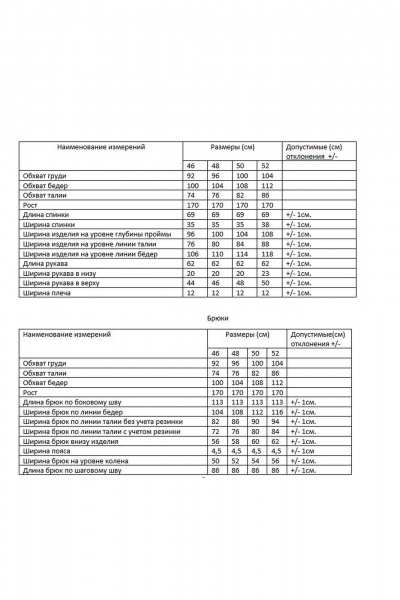 Брюки, жакет AMUARt 1111 - фото 8