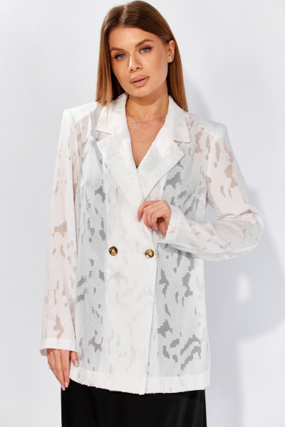 Жакет Laikony L-493-1 молочный - фото 12