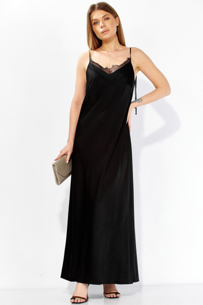 Платье Laikony L-504-2 черный - фото 12