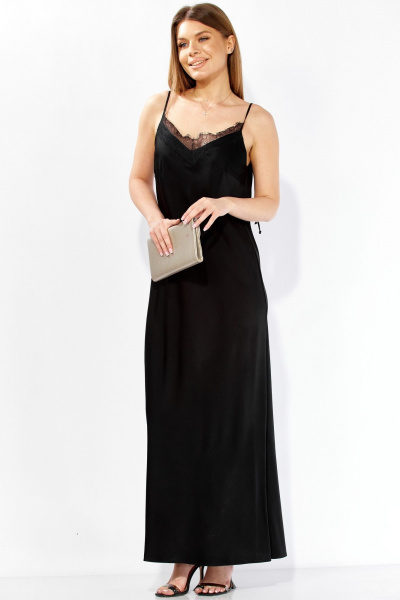 Платье Laikony L-504-2 черный - фото 7