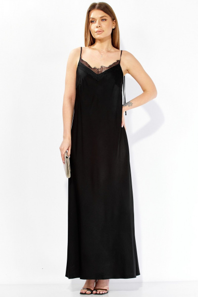 Платье Laikony L-504-2 черный - фото 6