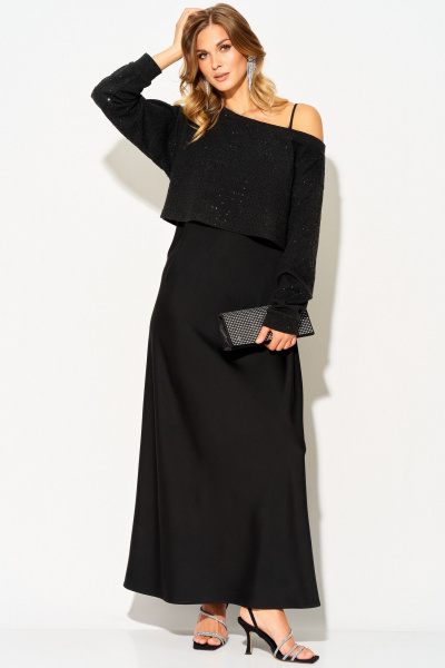 Платье Laikony L-504-2 черный - фото 4