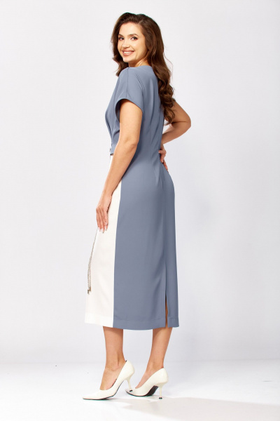 Платье KaVaRi 1134.1 голубой - фото 11