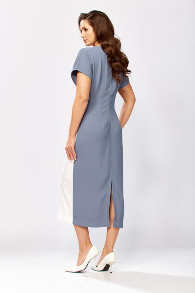 Платье KaVaRi 1134.1 голубой - фото 8