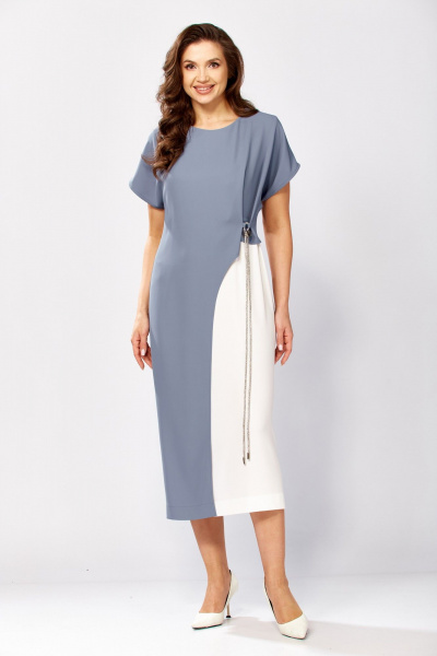 Платье KaVaRi 1134.1 голубой - фото 1