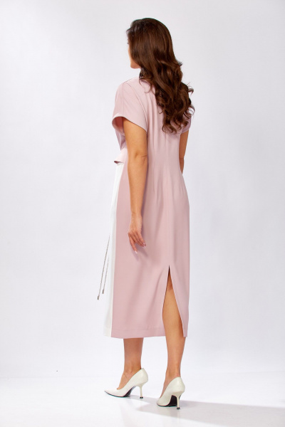 Платье KaVaRi 1134.2 пудровый - фото 8