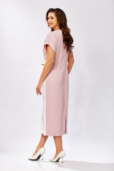 Платье KaVaRi 1134.2 пудровый - фото 6