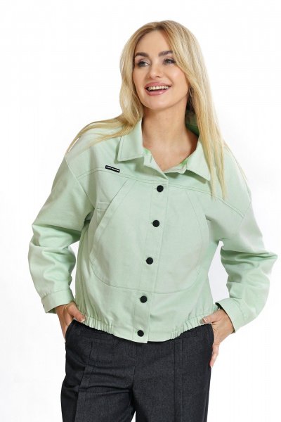 Брюки, жакет Alani Collection 2290 салатовый - фото 7